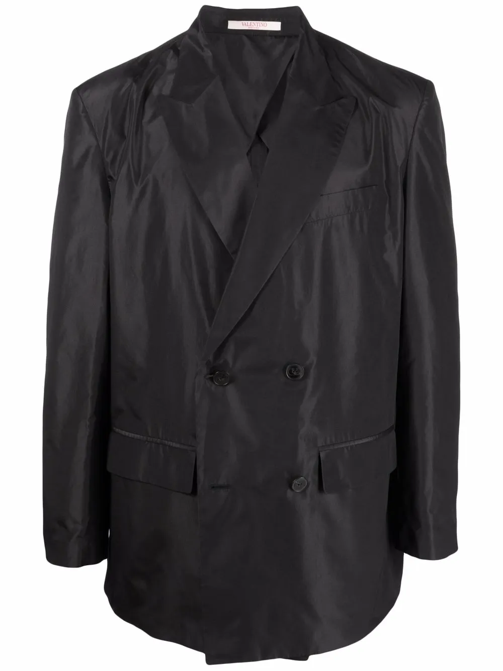 

Valentino blazer con doble botonadura - Negro