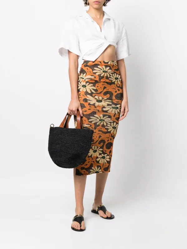 トートバッグ IBELIV SS25 MIROZY BAG (MIROZY BLACK) IBELIV Mirozy Woven Tote | Black | FARFETCH HK