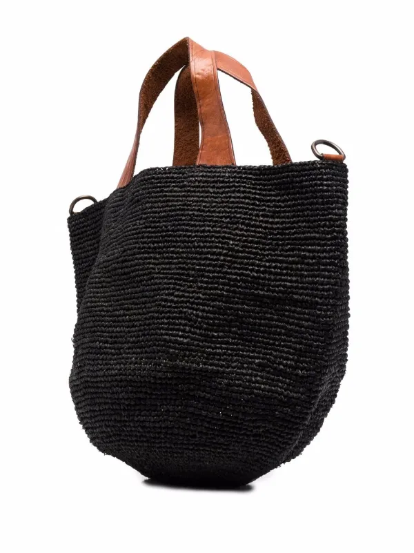 トートバッグ IBELIV SS25 MIROZY BAG (MIROZY BLACK) IBELIV Mirozy Woven Tote | Black | FARFETCH HK