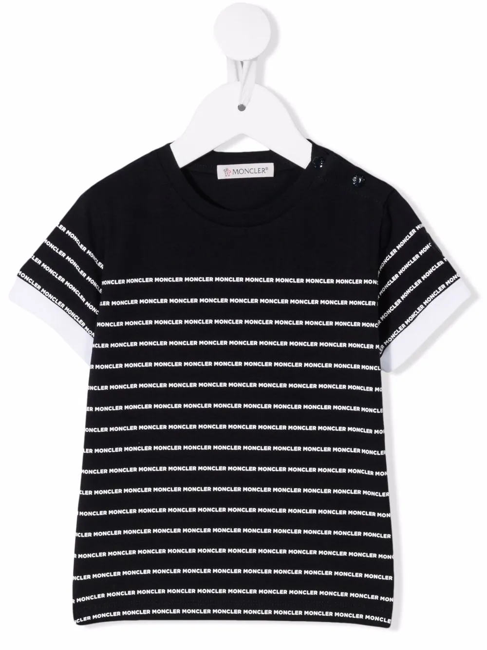 

Moncler Enfant playera con logo estampado - Azul