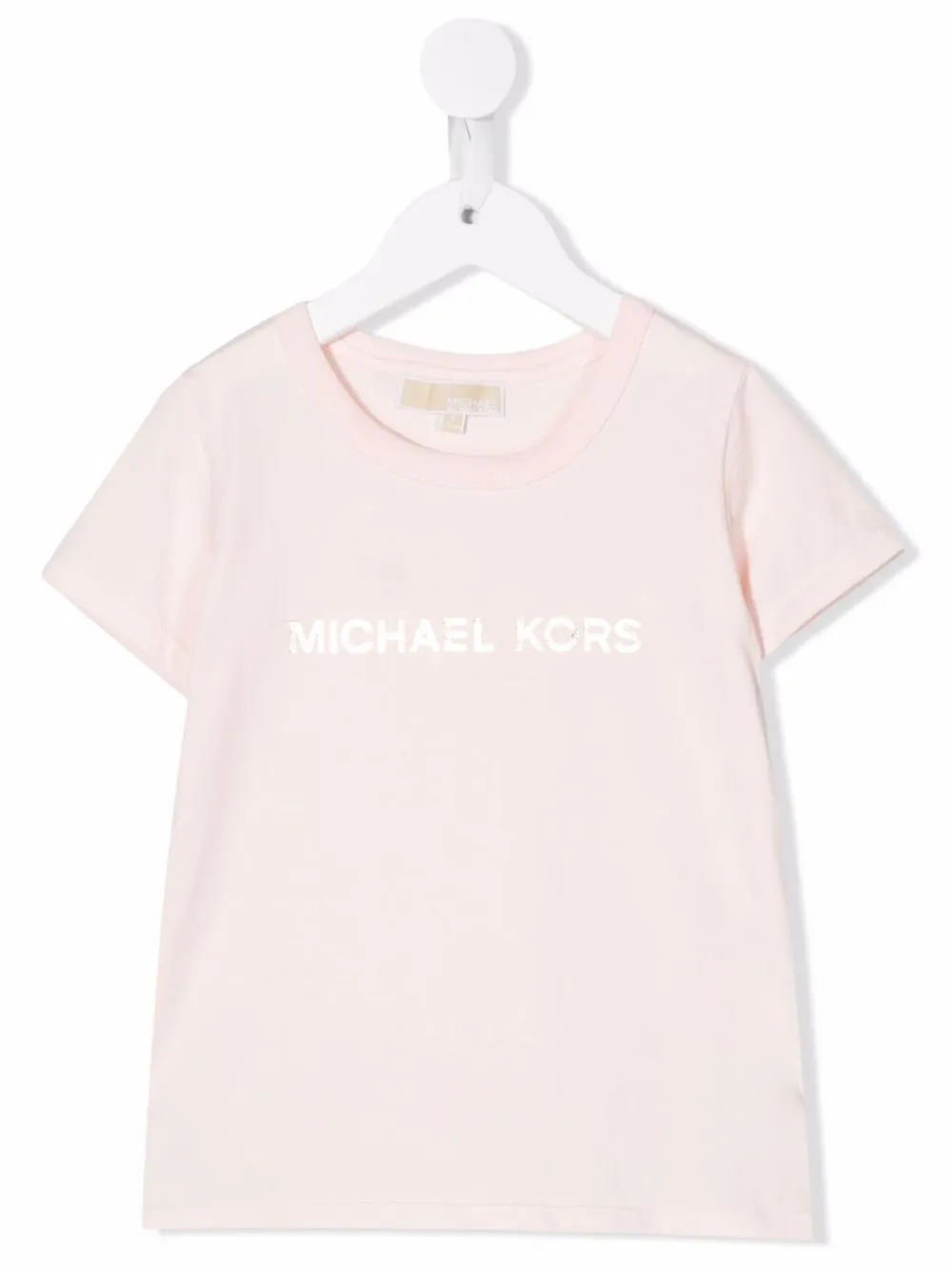 

Michael Kors Kids logo crew-neck T-shirt - Pink