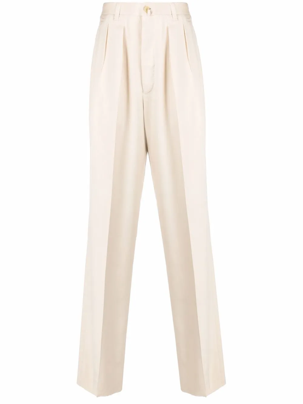 

Giuliva Heritage silk tailored trousers - Neutrals