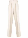 Giuliva Heritage silk tailored trousers - Neutrals