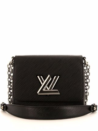 Louis+Vuitton+Favorite+Shoulder+Bag+Black+Leather for sale online