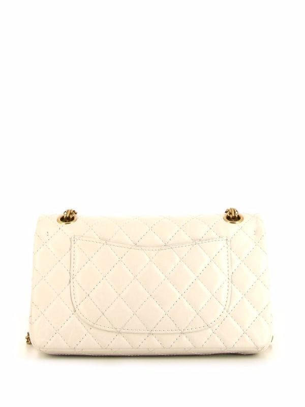 Chanel Pre-owned 2017 2.55 Shoulder Bag - White