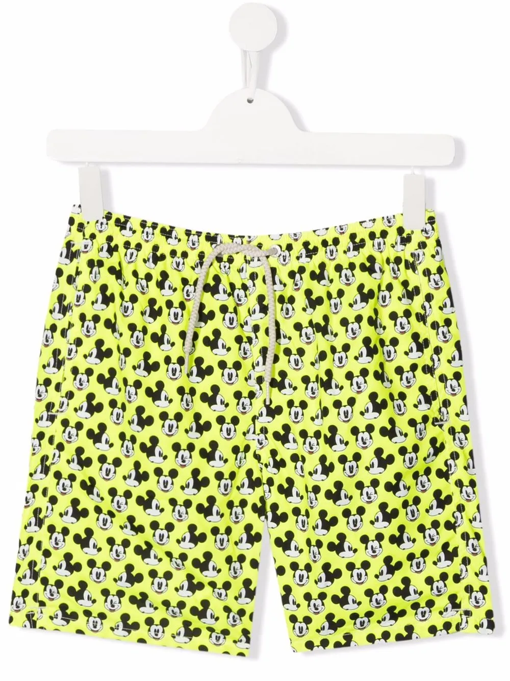 

MC2 Saint Barth Kids shorts de playa con estampado Jeanlig Mickey - Amarillo