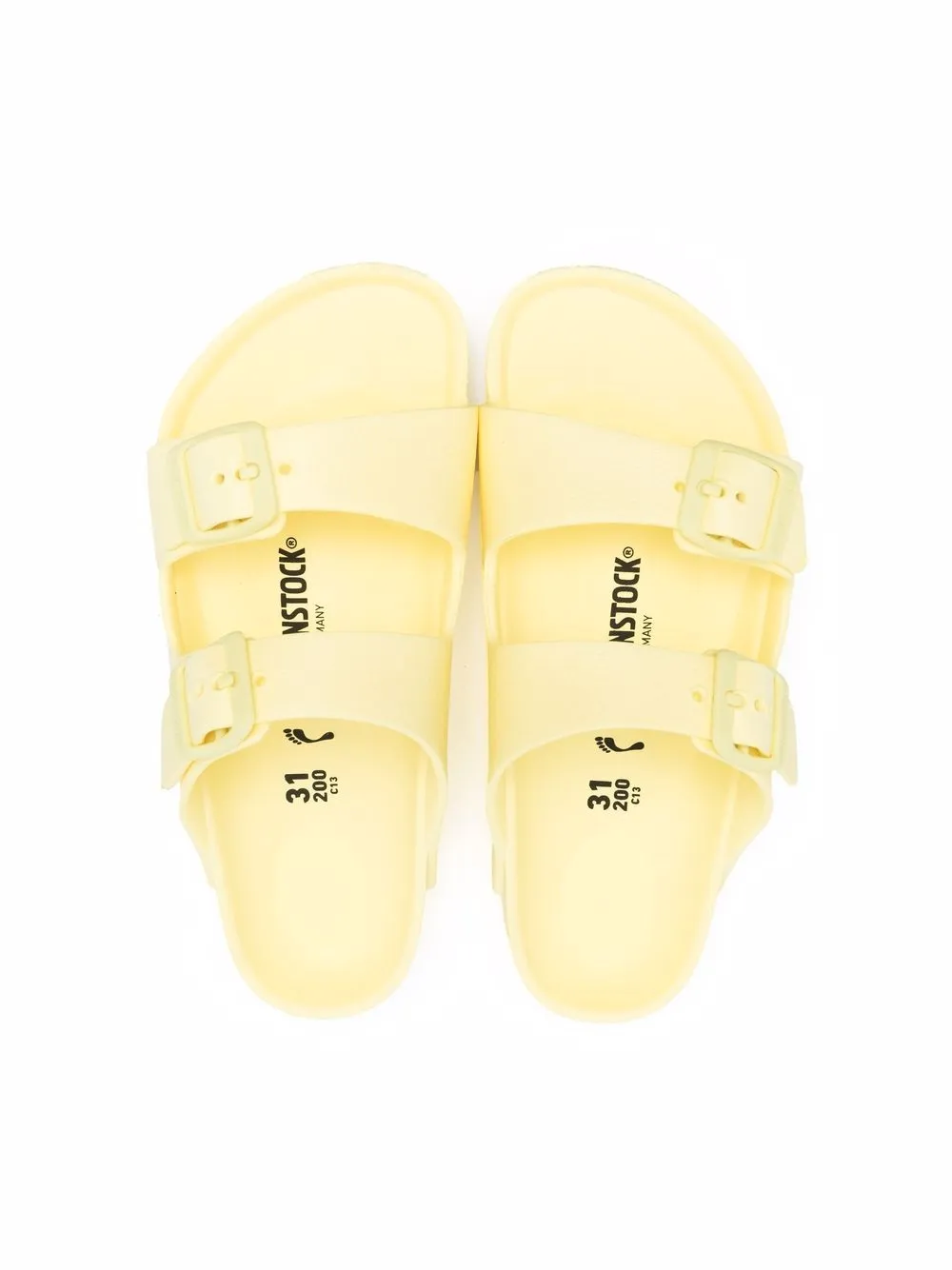 Birkenstock Kids Arizona Eva double-strap sandals Yellow