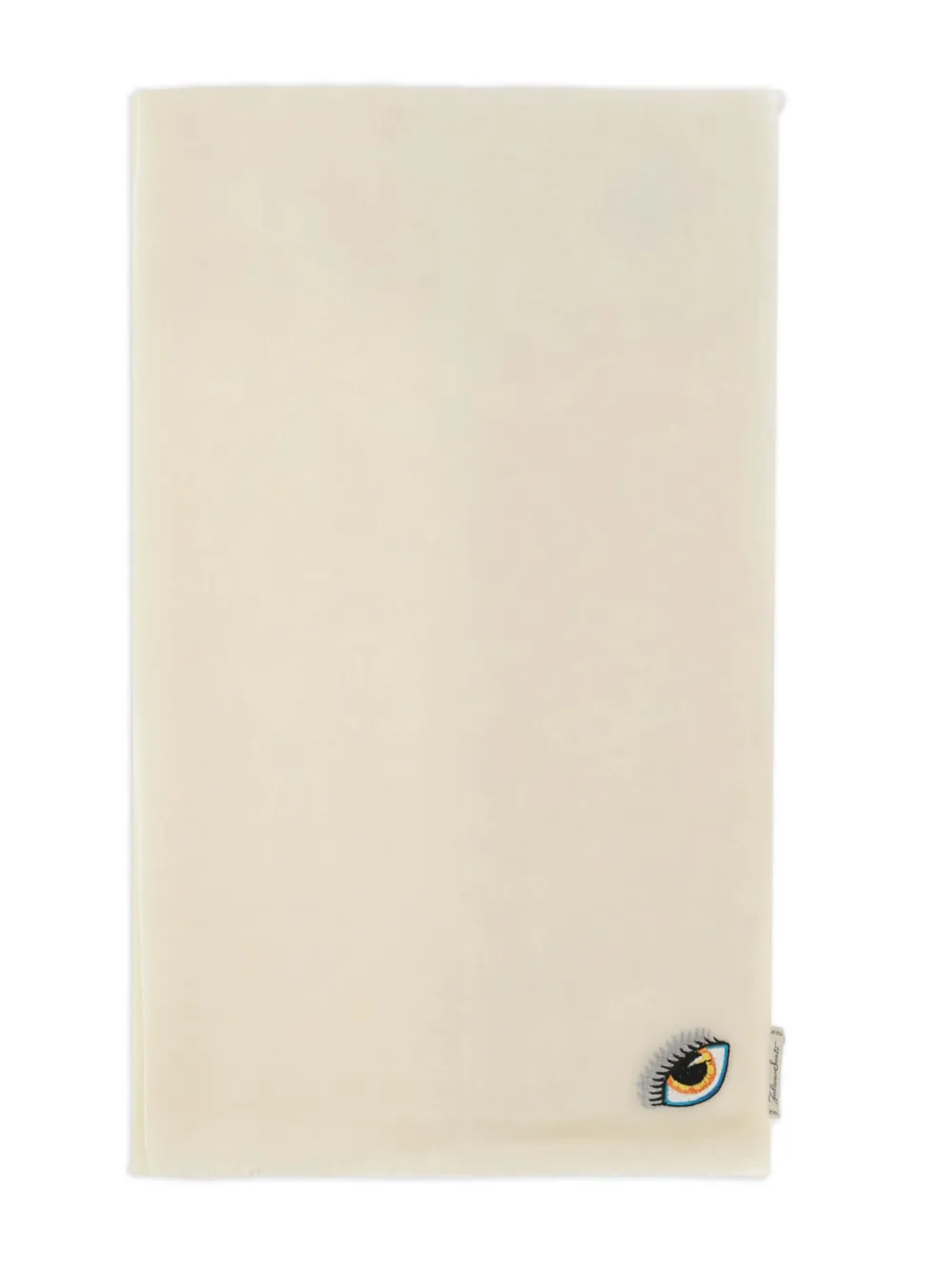 Faliero Sarti Sciarpa con ricamo - Bianco