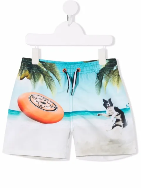 Molo shorts de playa con estampado Niko Frisbee
