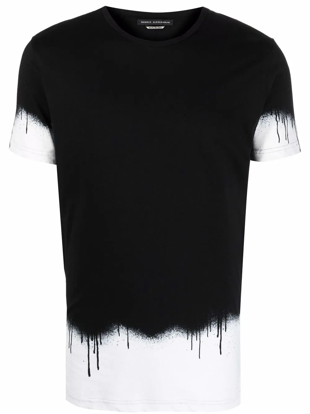 

Daniele Alessandrini camisa con estampado tie-dye - Negro