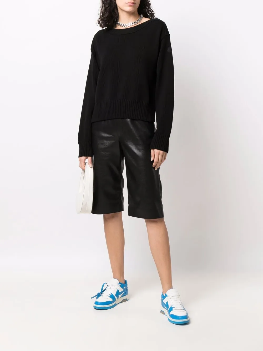 Moncler Trui met ronde hals - Zwart