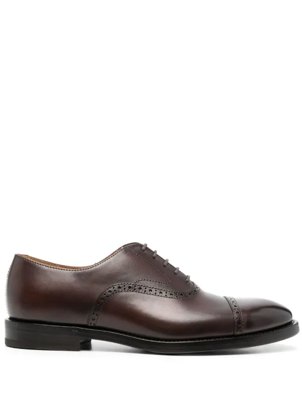 Brunello Cucinelli レースアップ レザーシューズ | ブラウン 