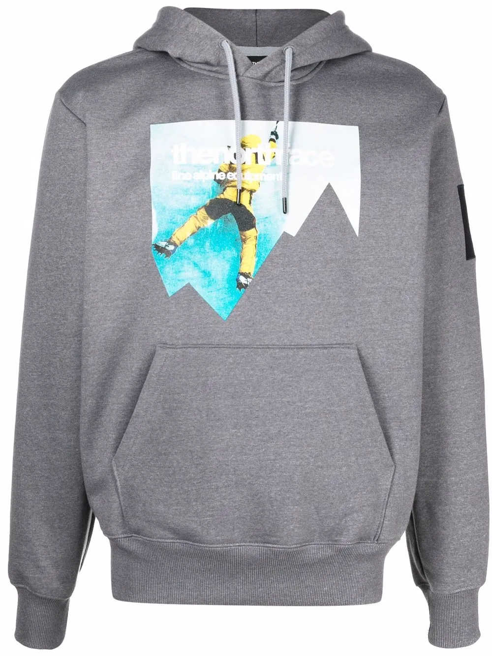 

The North Face hoodie con logo estampado - Gris