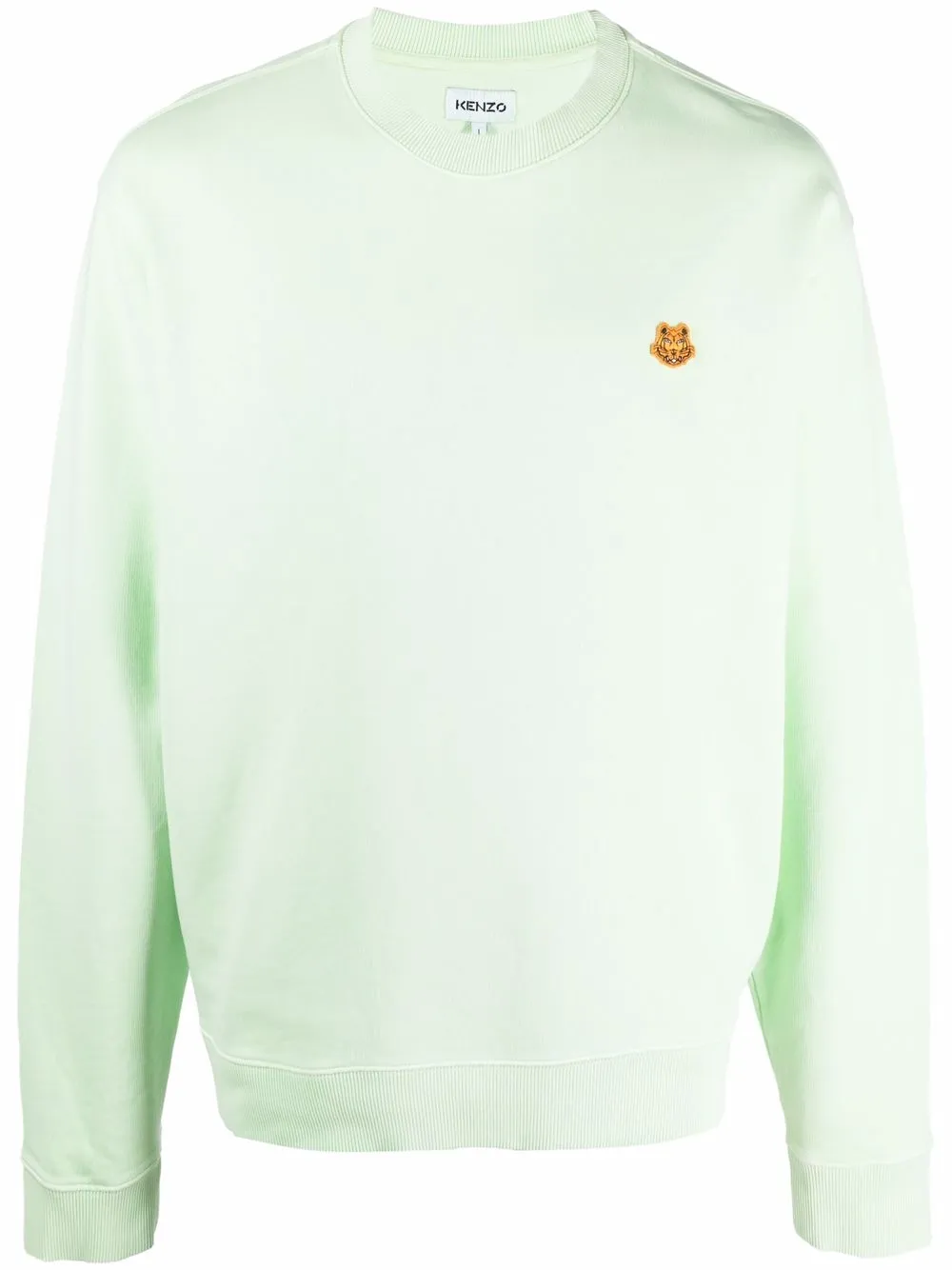 

Kenzo sudadera con cuello redondo y logo - Verde