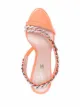 Gedebe Shea 105mm crystal-embellished sandals
