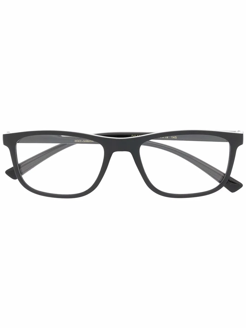 

Dolce & Gabbana Eyewear lentes con armazón cuadrada - Negro