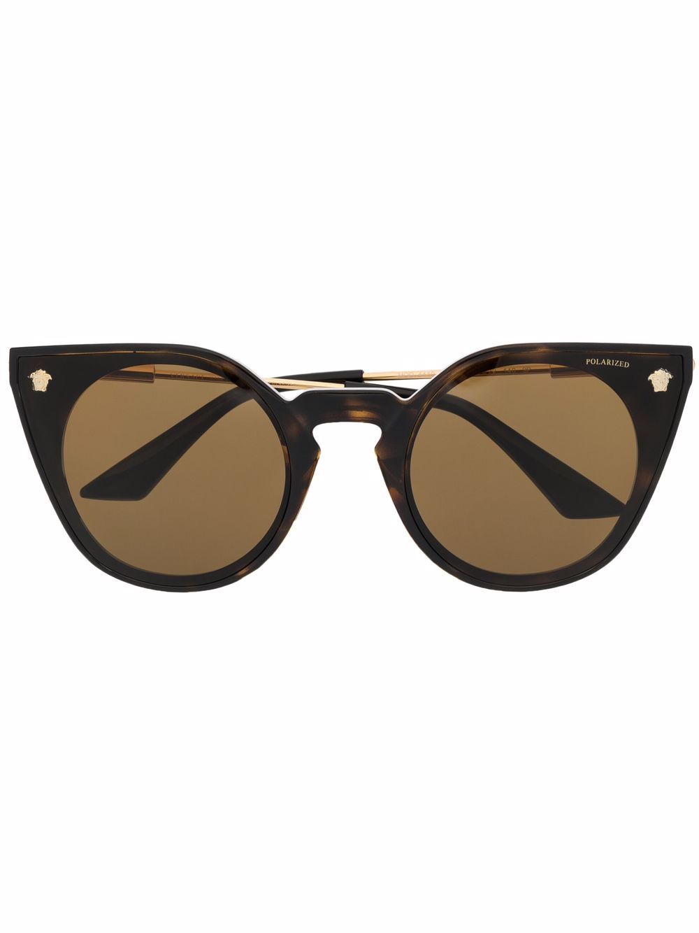 

Versace Eyewear Medusa Chic round-frame sunglasses - Brown