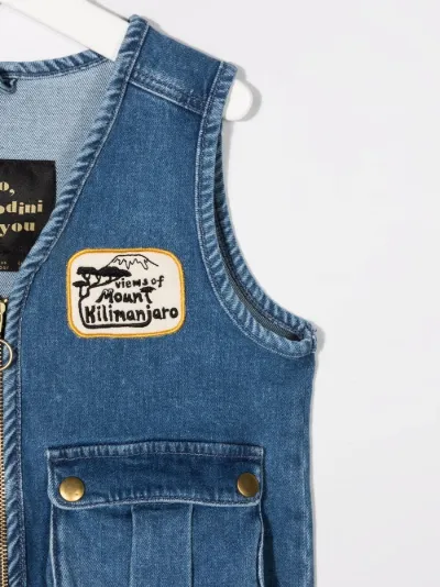 Sale Mini Rodini patch-detail denim 