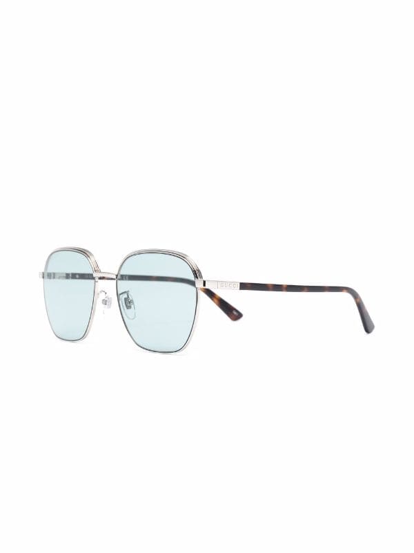 Gucci Eyewear ラウンドフレーム サングラス - Farfetch