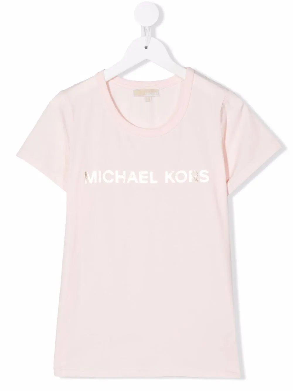 

Michael Kors Kids TEEN logo crew-neck T-shirt - Pink