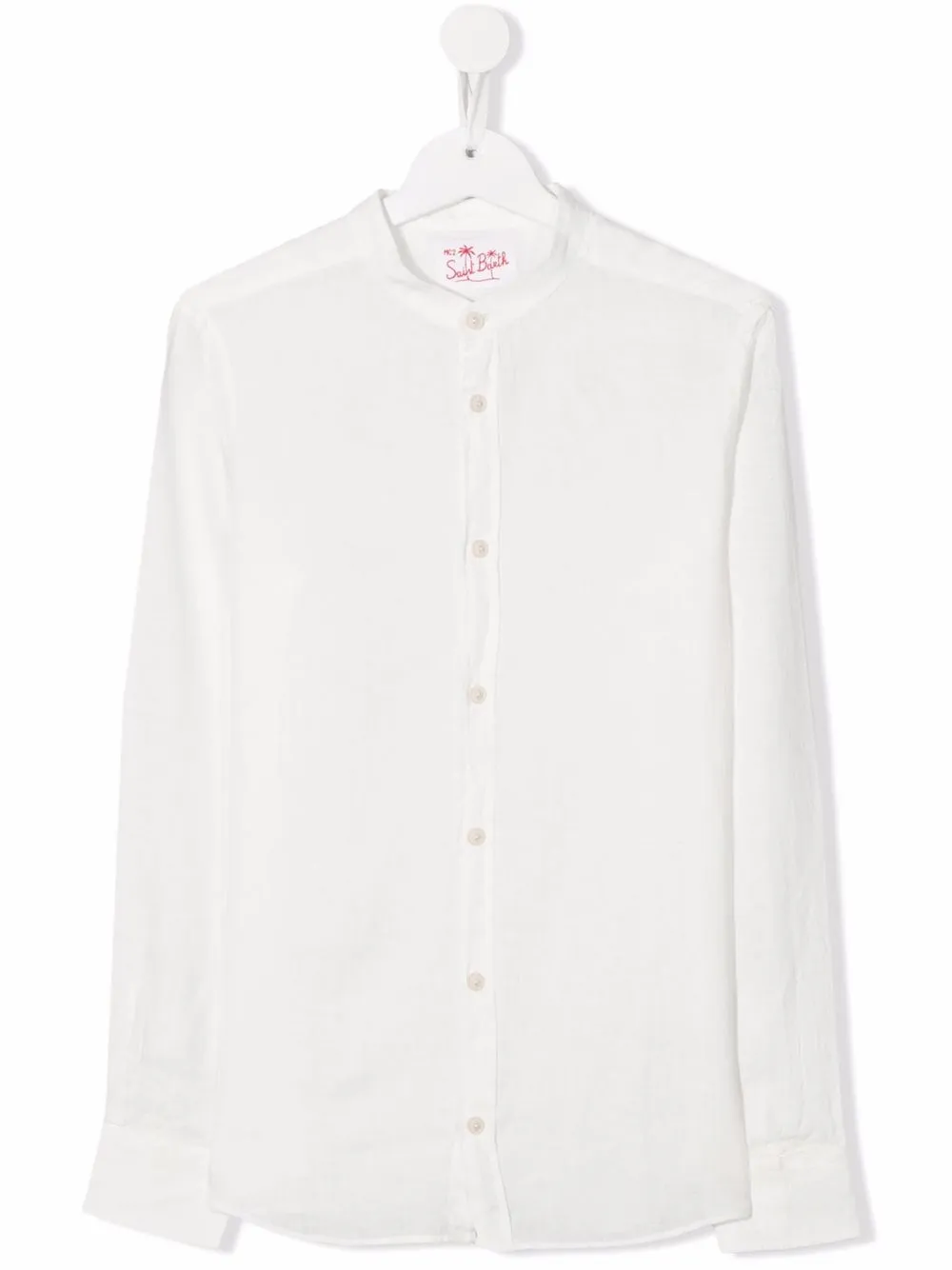 

MC2 Saint Barth Kids camisa Pati de manga larga - Blanco