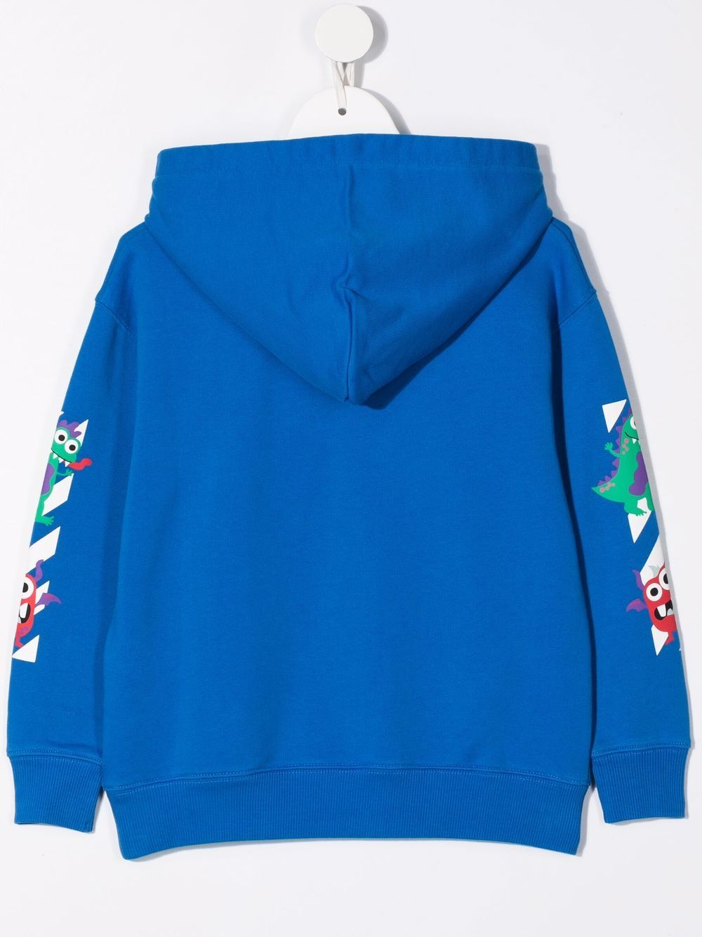 Off-White Kids Hoodie met logoprint - Blauw