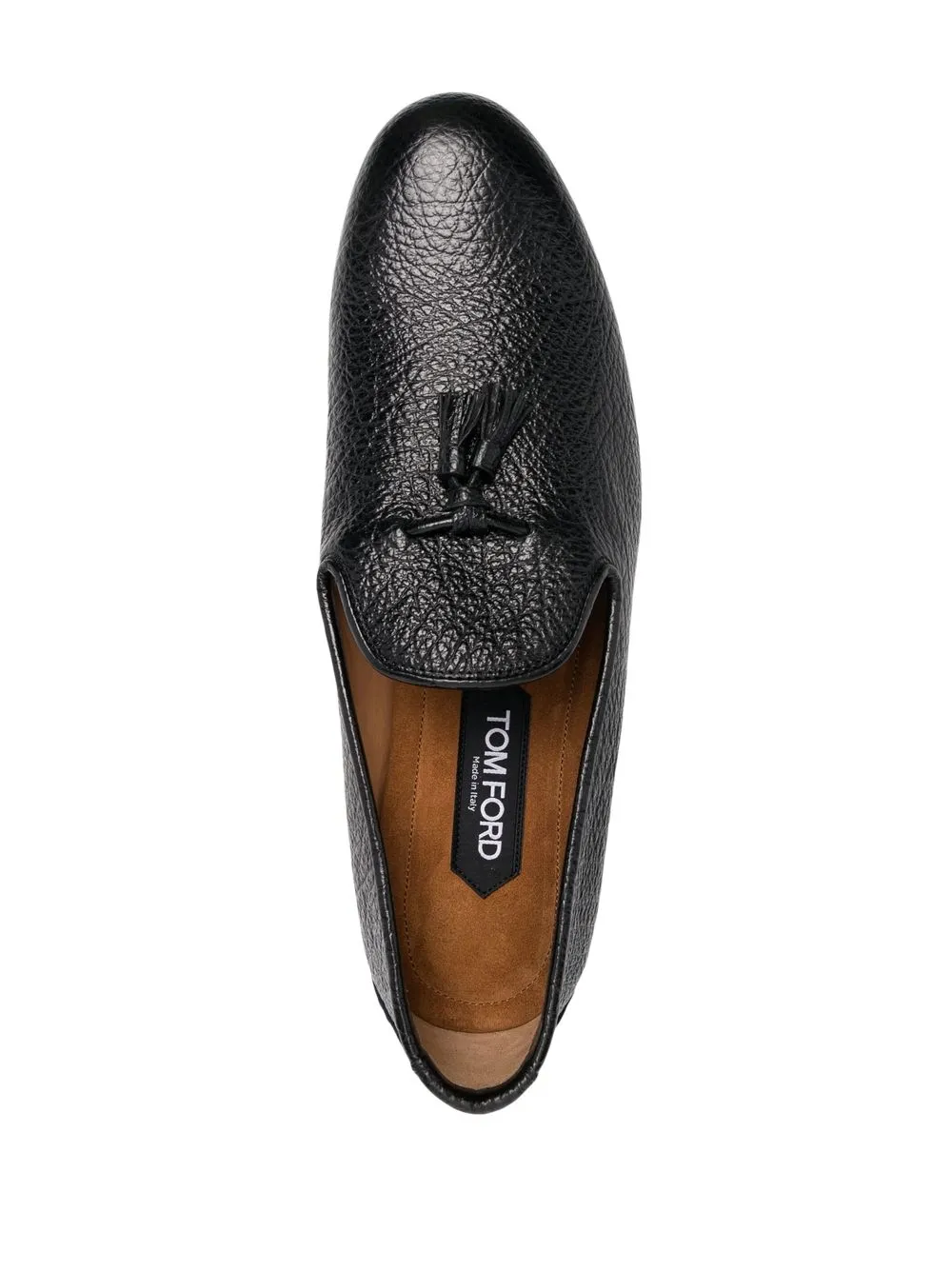 Affordable TOM FORD textured tassel flat loafers Men