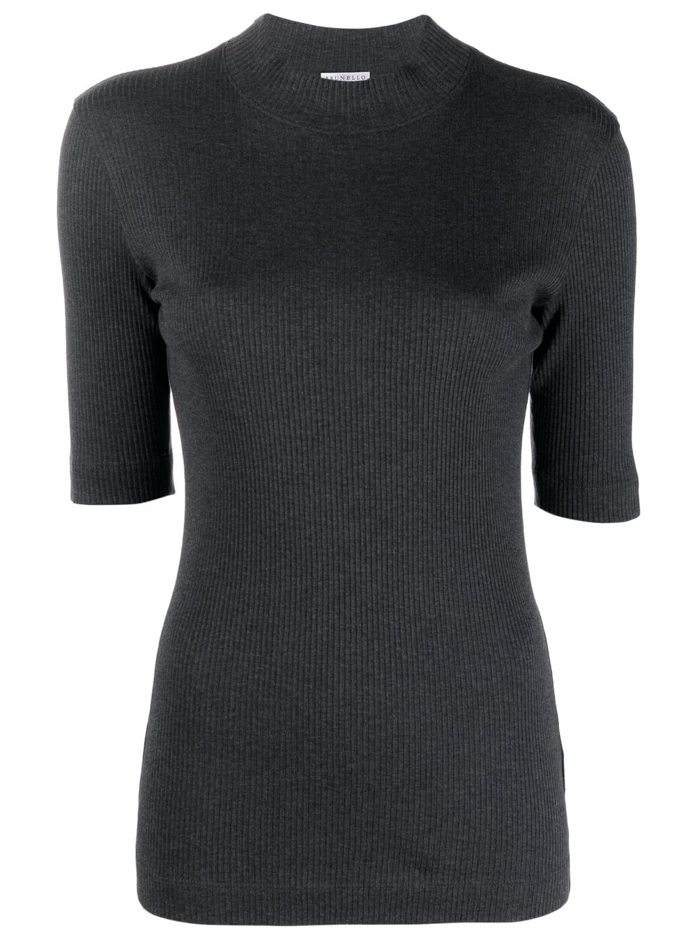 Where to find Brunello Cucinelli ribbed-knit mock-neck top Women