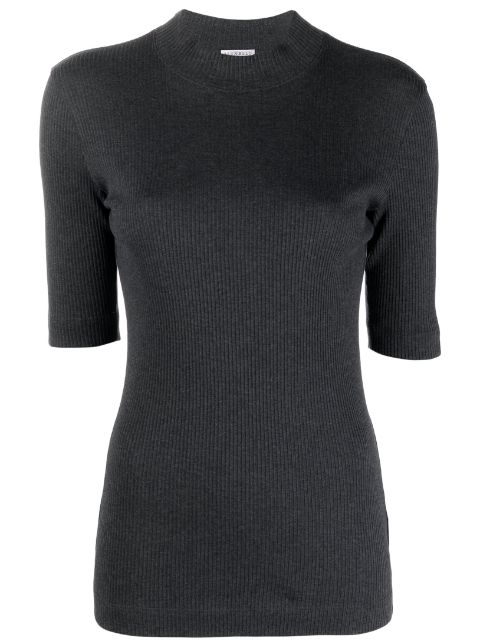 Brunello Cucinelli ribbed-knit mock-neck top Women