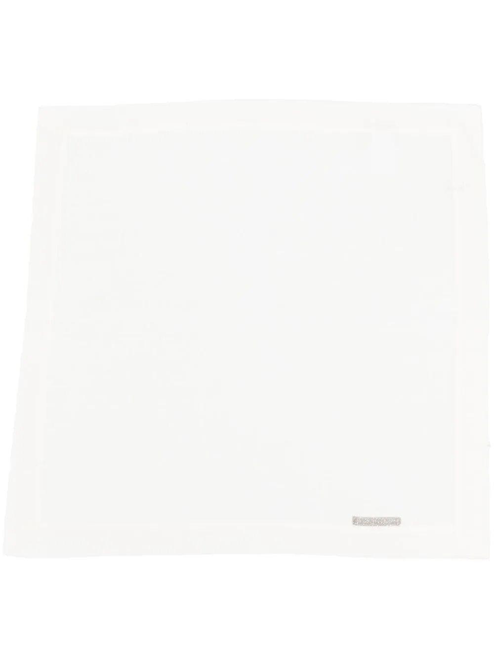 

Brunello Cucinelli sequin-detail linen tablecloth - White