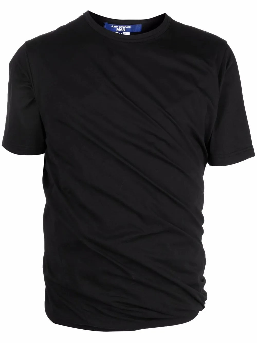 

Junya Watanabe MAN playera fruncida - Negro