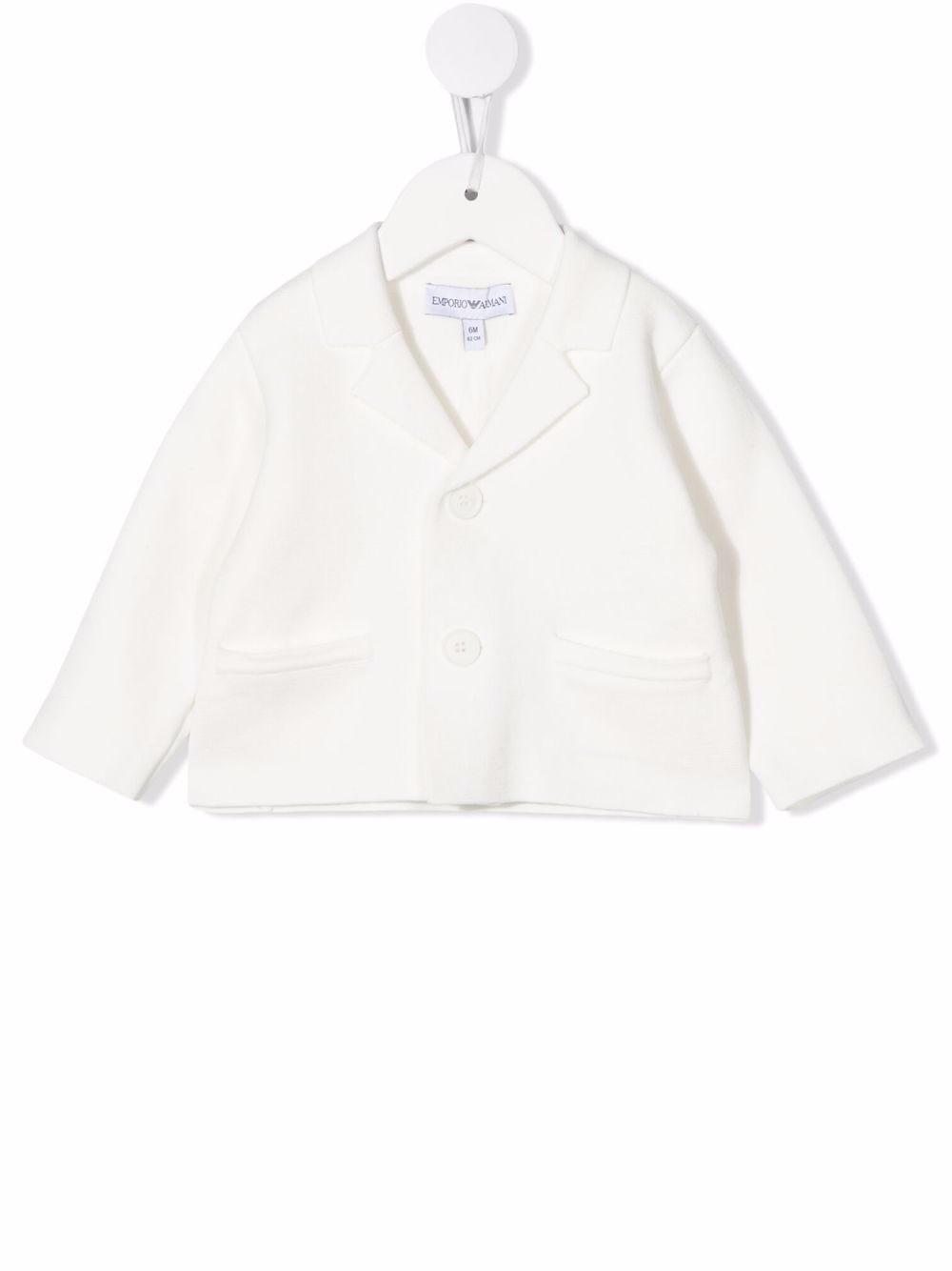 Emporio Armani Kids single-breasted blazer - White