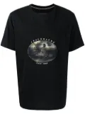Ziggy Chen graphic-print cotton T-shirt - Black