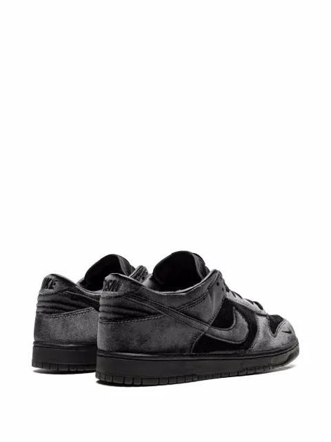 Nike x Dover Street Market Dunk Low "Triple Black Velvet" sneakers DH2686 - 2