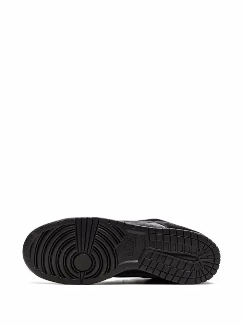 Nike x Dover Street Market Dunk Low "Triple Black Velvet" sneakers DH2686 - 3