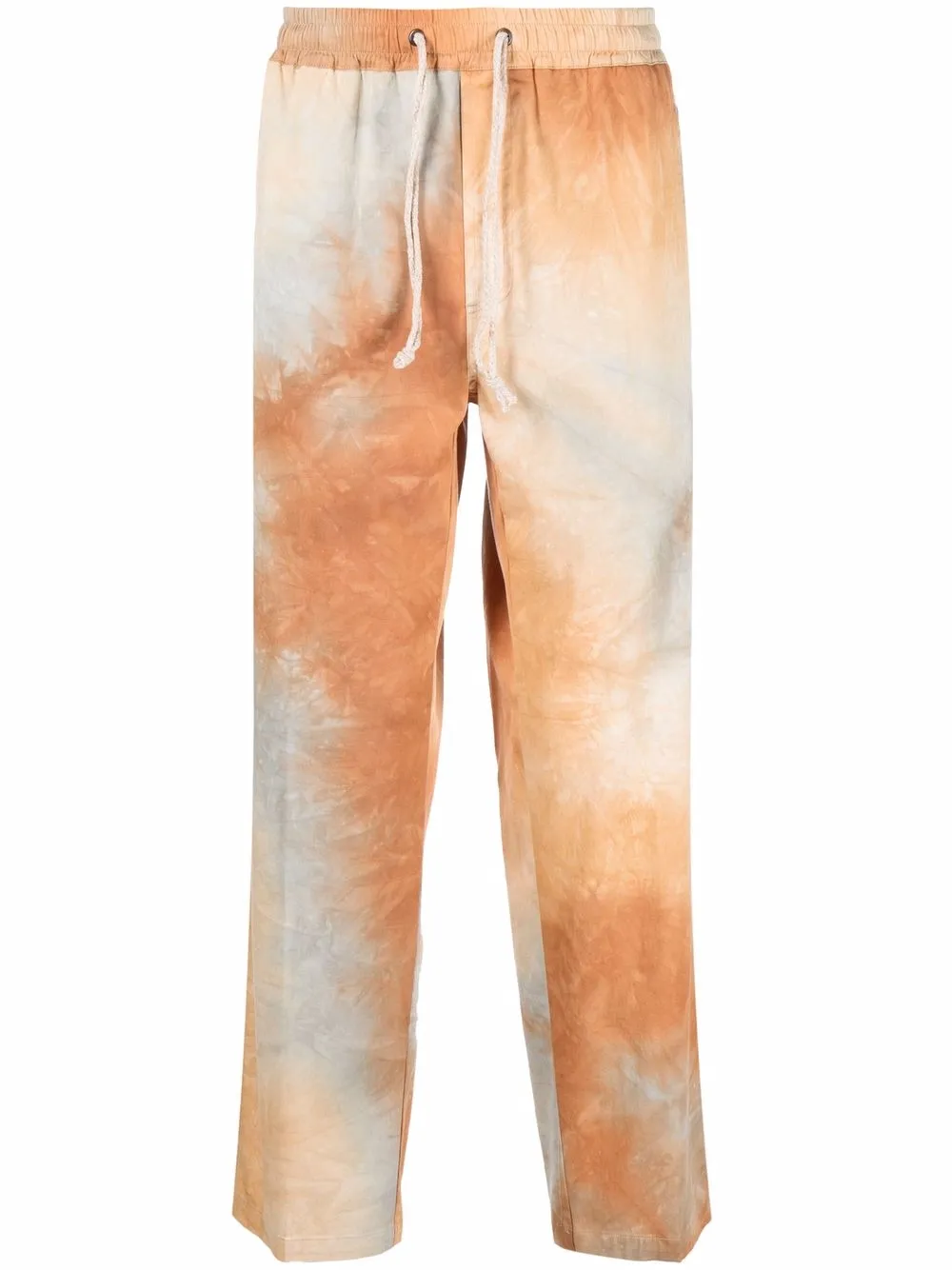 

Daniele Alessandrini pantalones rectos con motivo tie-dye - Neutro