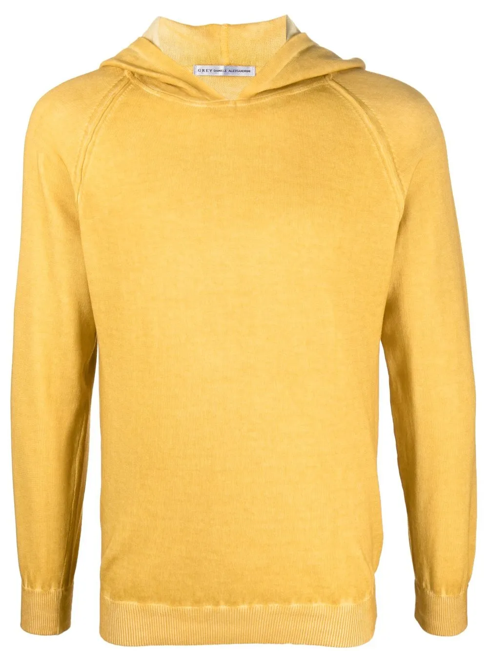 

Daniele Alessandrini hoodie de tejido fino - Amarillo