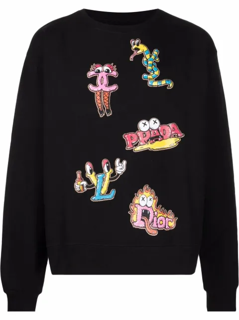 DOMREBEL Luxury print sweatshirt