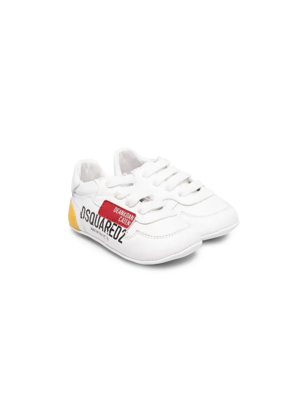 

Dsquared2 Kids tenis bajos con agujetas - Marrón