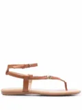Hogan open toe sandals - Brown