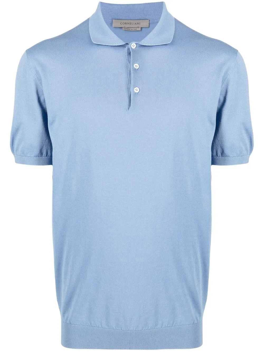 

Corneliani playera tipo polo manga corta - Azul