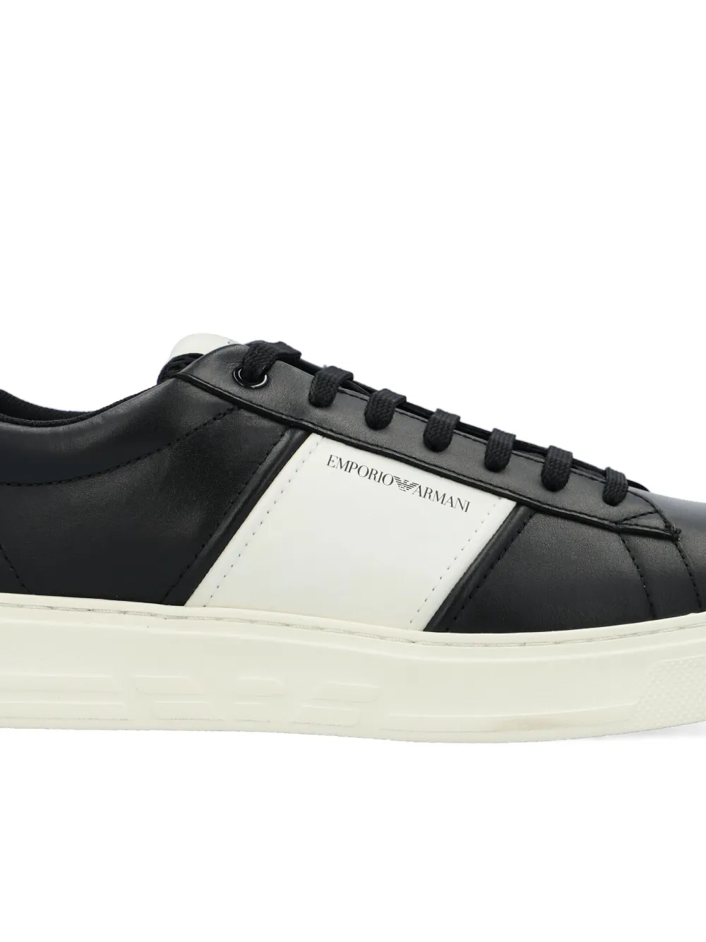 Emporio Armani Sneakers met vlakken Zwart
