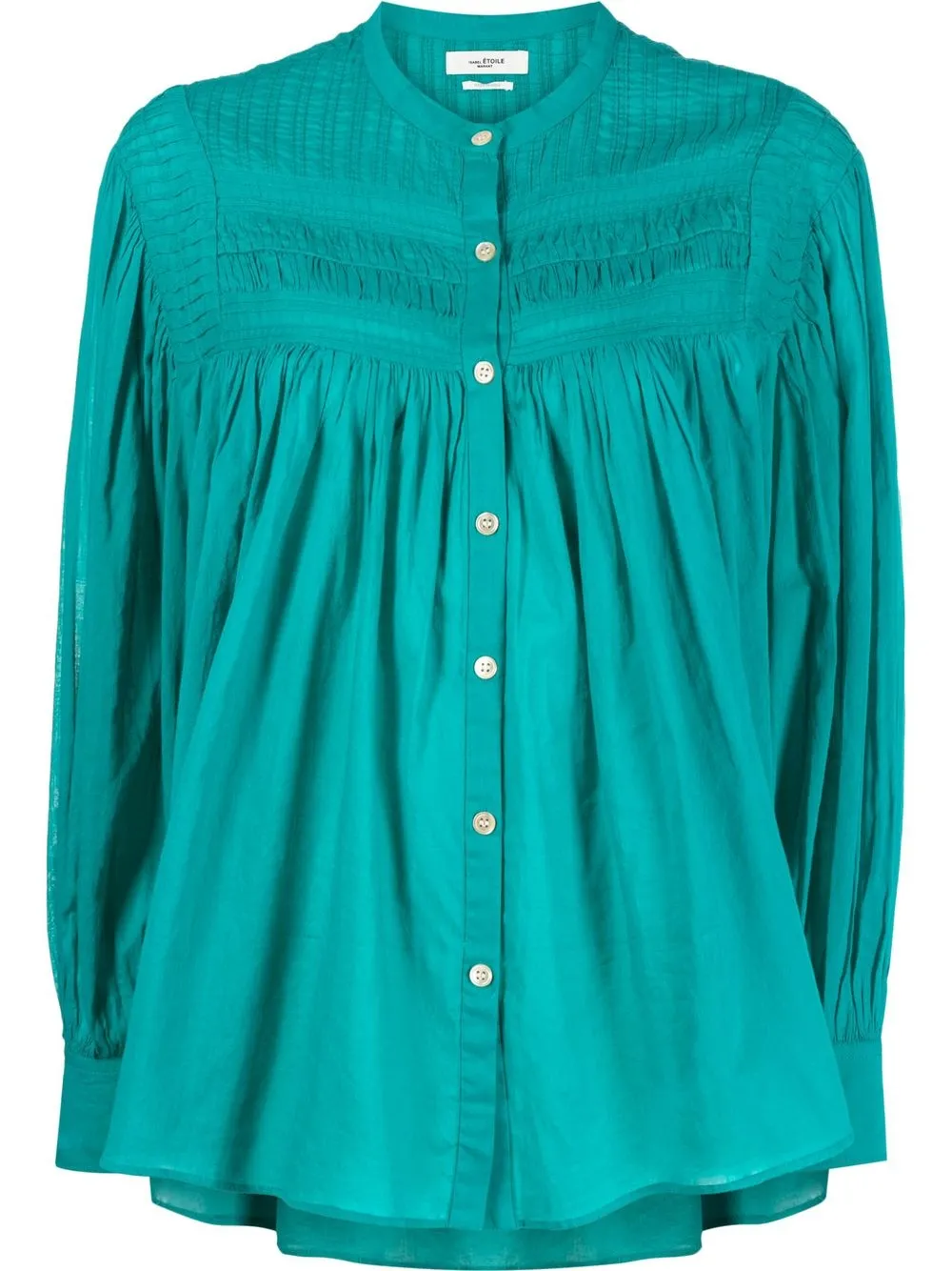 

Isabel Marant Étoile Plalia pleated blouse - Blue