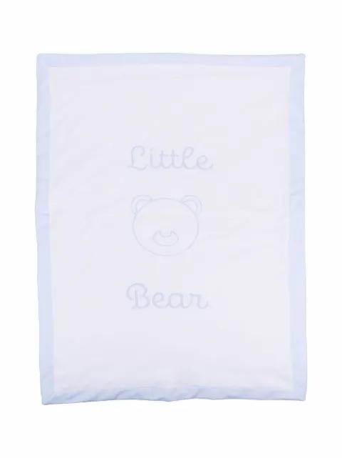 Little Bear embroidered-logo blanket