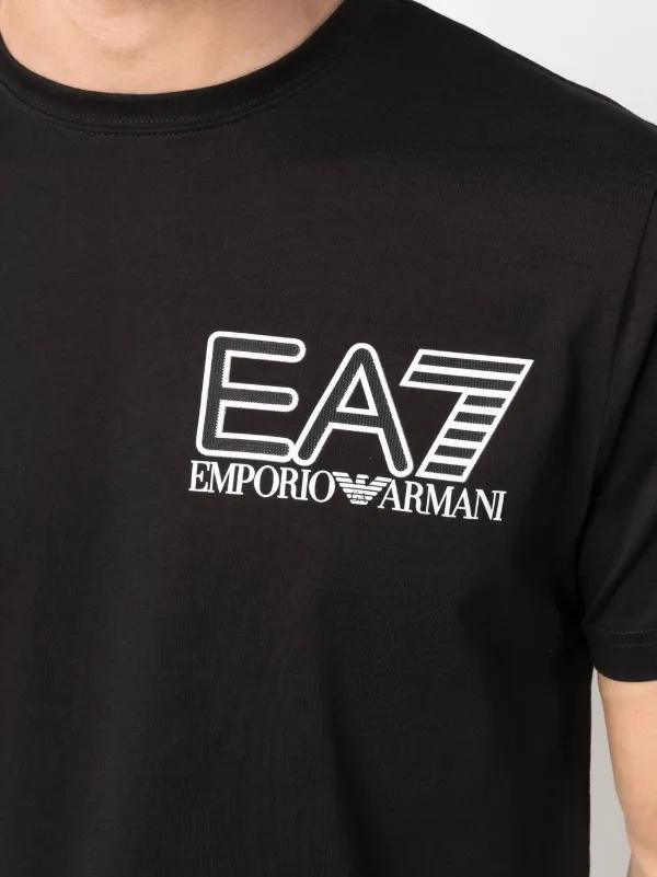 Ea7 Emporio Armani logo-print Cotton T 