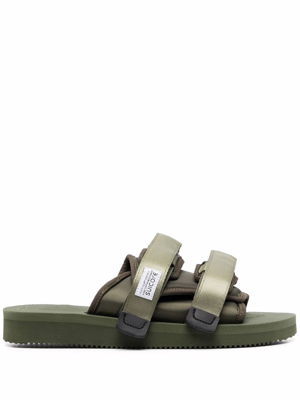 

Suicoke sandalias MOTO-Cab con cierre autoadherente - Verde