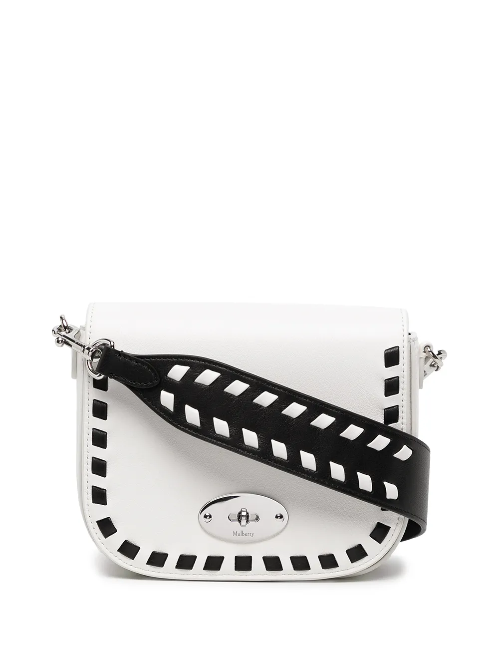 

Mulberry bolsa satchel Darley pequeña - Blanco