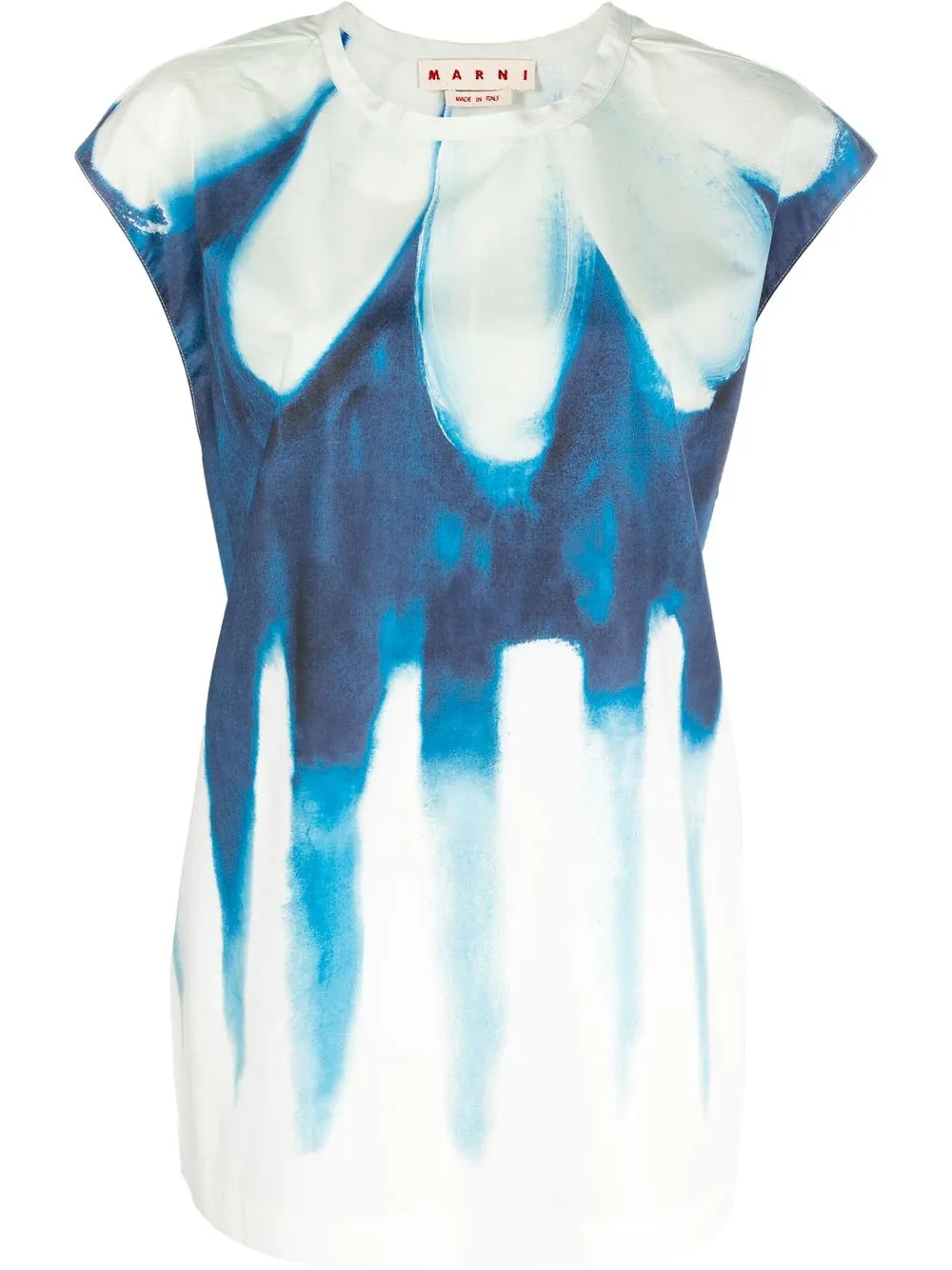 

Marni playera con estampado Dripping Daisy - Azul