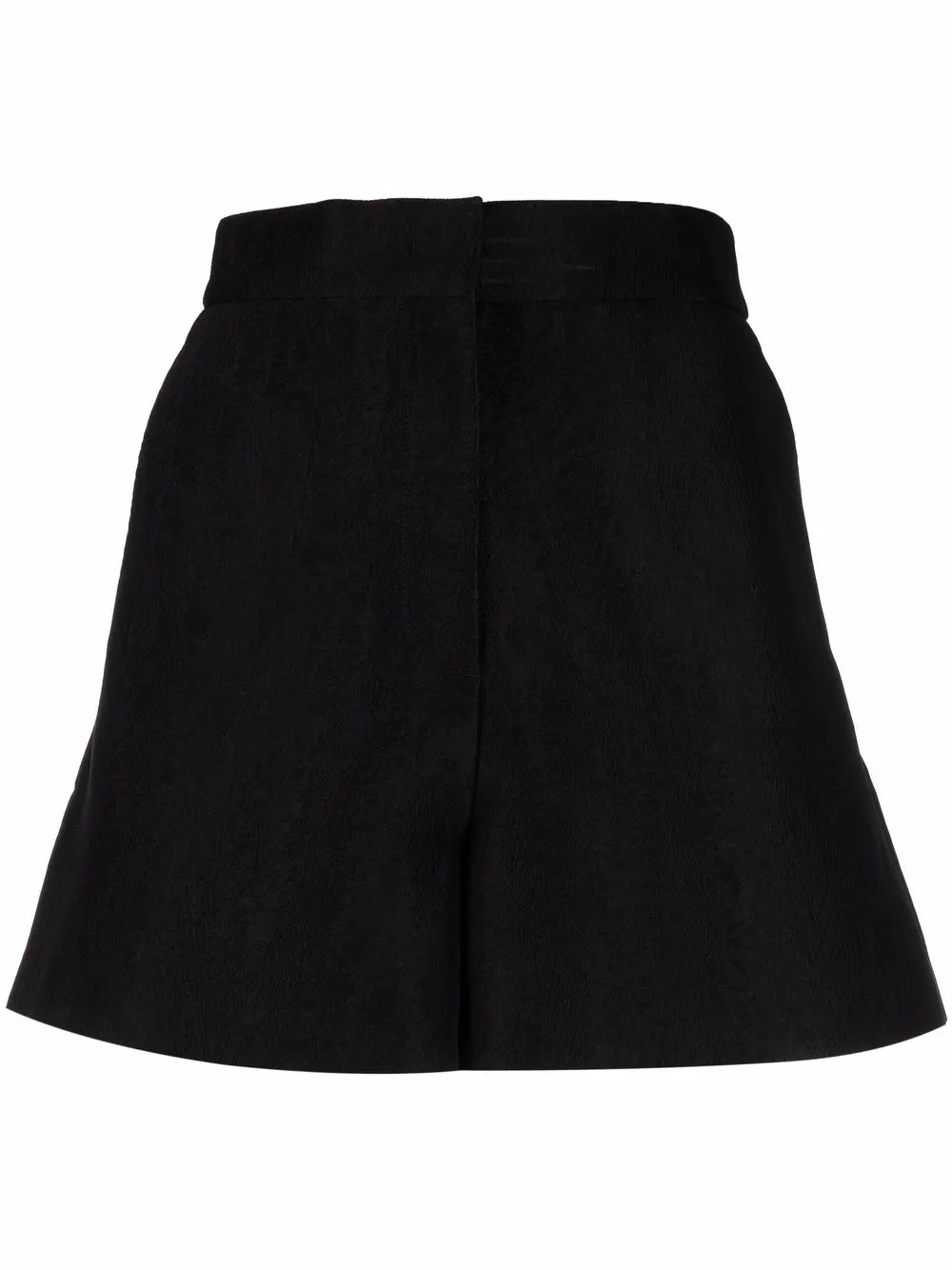 

MSGM shorts con tiro alto - Negro