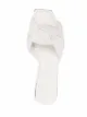 Santoni square-toe leather sandals